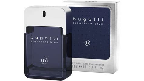 bugatti Eau de Toilette Natural Spray Signature Blue .